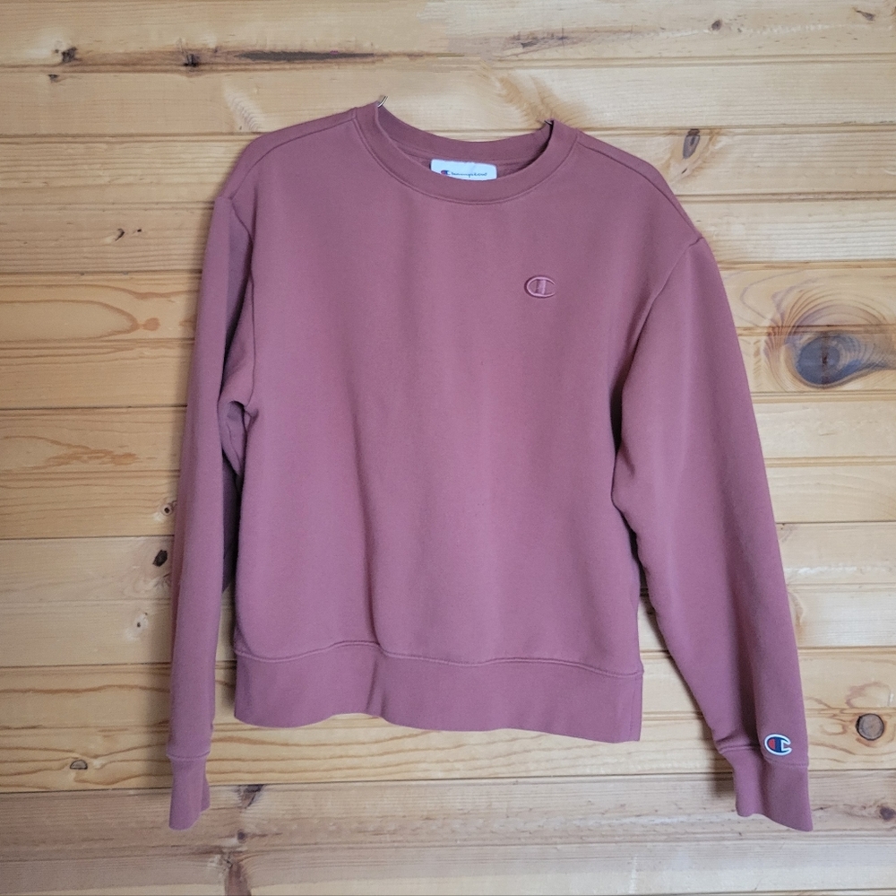Champion Dusty Pink Sweater Size: Extra Small